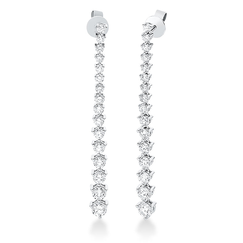 Ohrschmuck    aus 750/-18 Karat Weißgold mit 32 Diamanten 3