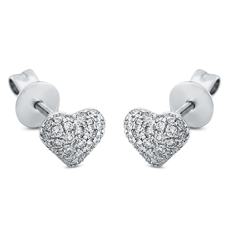 Ohrstecker    aus 750/-18 Karat Weißgold mit 64 Diamanten 0