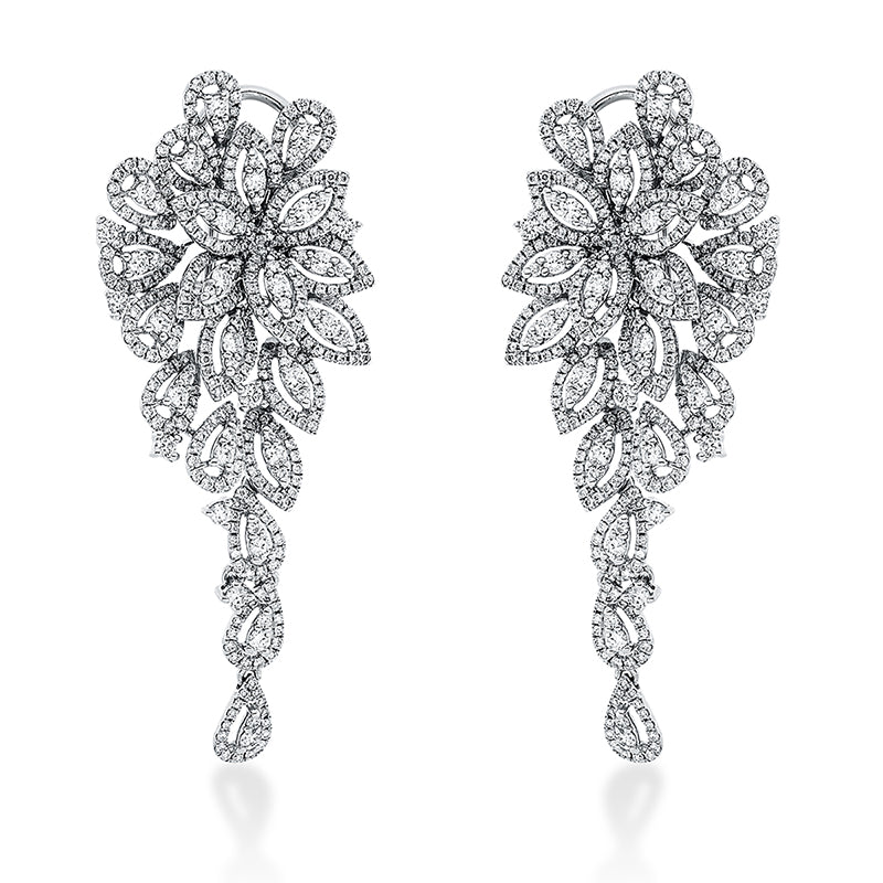 Ohrschmuck    aus 750/-18 Karat Weißgold mit 714 Diamanten 3