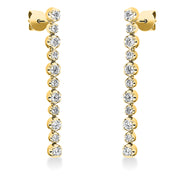 Ohrschmuck    aus 750/-18 Karat Gelbgold mit 22 Diamanten 0