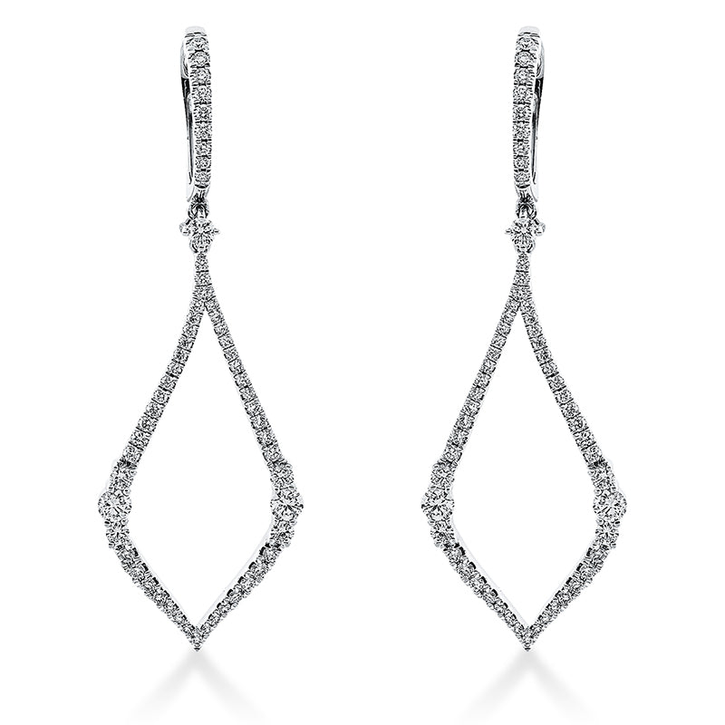 Ohrschmuck - Moderner Schmuck aus Gold mit Diamanten - 2P818