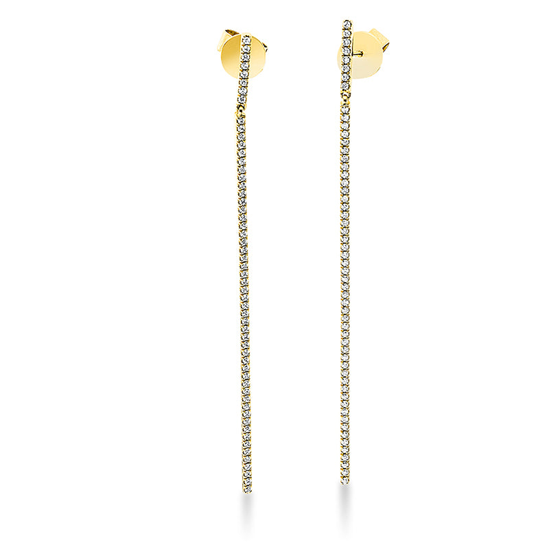 Ohrschmuck    aus 750/-18 Karat Gelbgold mit 112 Diamanten 0