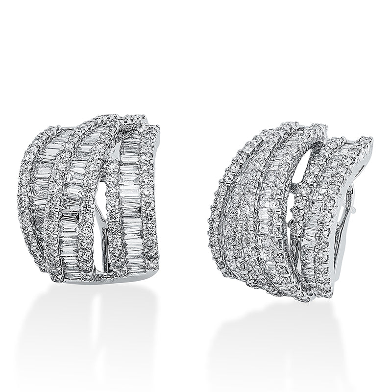 Ohrschmuck    aus 750/-18 Karat Weißgold mit 277 Diamanten 7