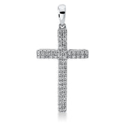 Anhänger    aus 750/-18 Karat Weißgold mit 60 Diamanten 0