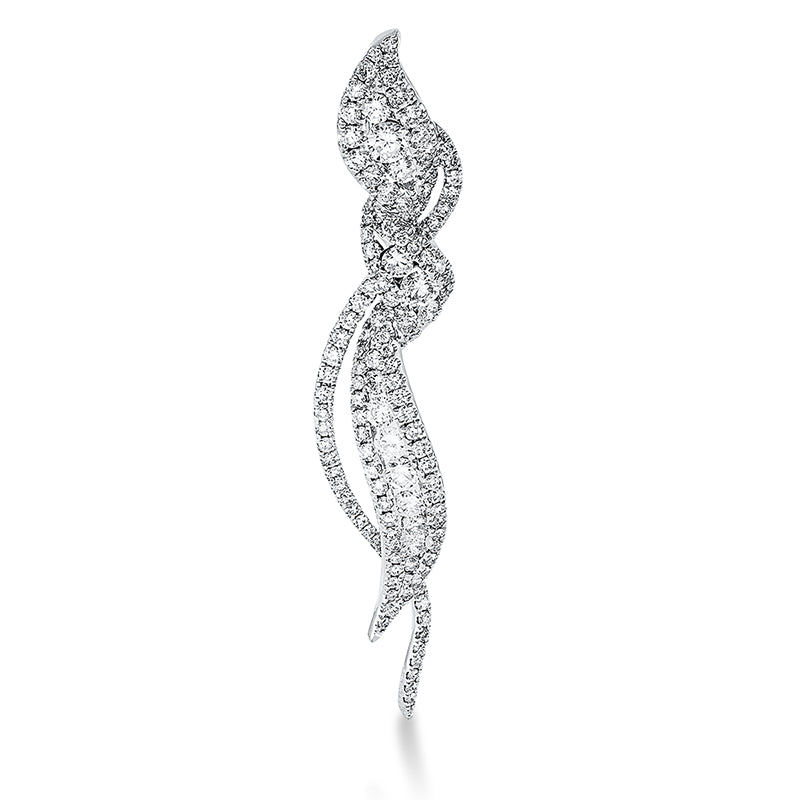Anhänger    aus 750/-18 Karat Weißgold mit 133 Diamanten 1