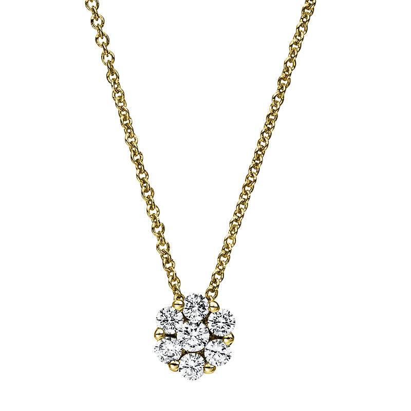 Collier aus Gold mit Diamanten, -Symbol - 4A213