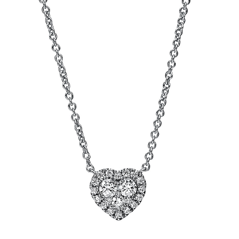 Collier    aus 950/-Platin Platin mit 22 Diamanten 0