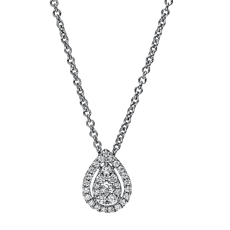 Collier    aus 950/-Platin Platin mit 31 Diamanten 0