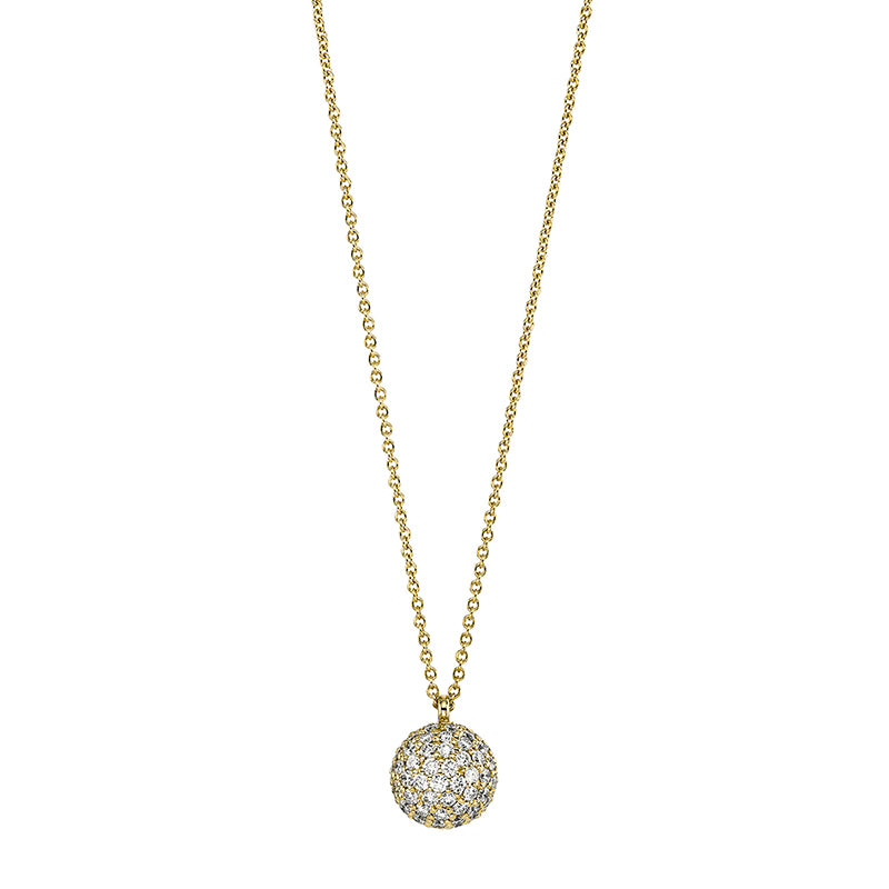 Collier    aus 750/-18 Karat Gelbgold mit 48 Diamanten 0