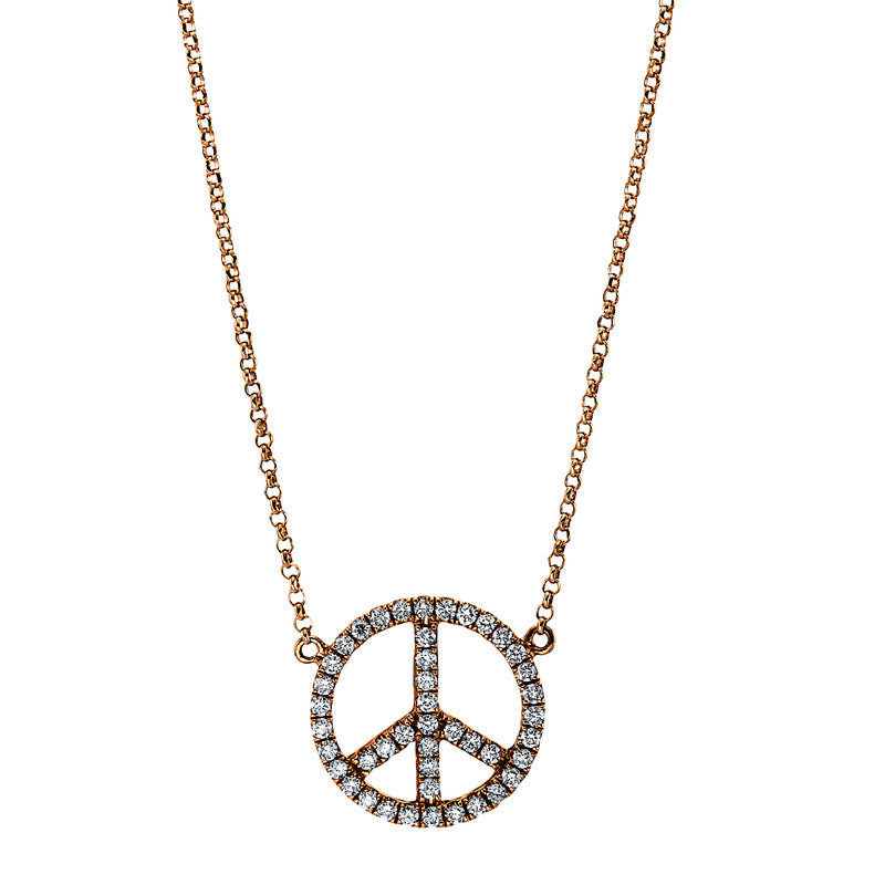Collier    aus 750/-18 Karat Rotgold mit 44 Diamanten 0