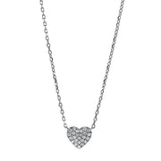 Collier - Herz aus Gold mit Diamanten - 4G589