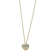 Collier    aus 750/-18 Karat Gelbgold mit 19 Diamanten 0