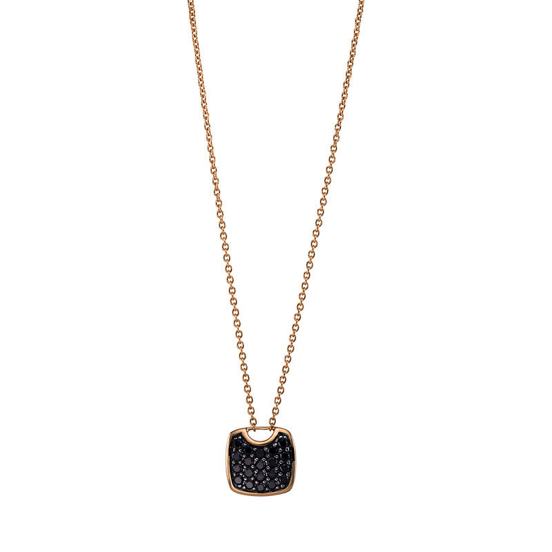 Collier    aus 750/-18 Karat Rotgold mit 20 Diamanten 0