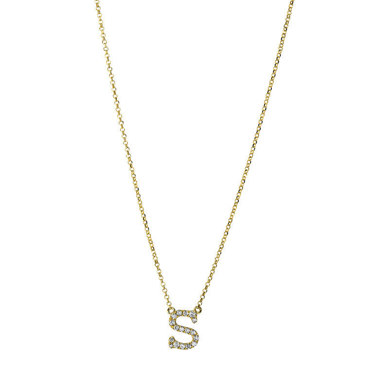 Collier    aus 750/-18 Karat Gelbgold mit 17 Diamanten 0