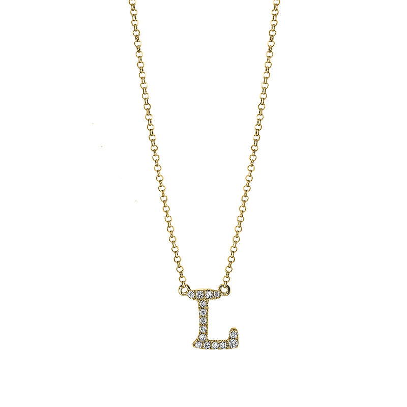 Collier    aus 750/-18 Karat Gelbgold mit 15 Diamanten 0