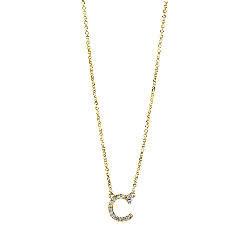Collier    aus 750/-18 Karat Gelbgold mit 16 Diamanten 0