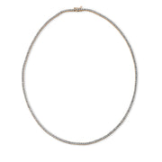 Collier - Tenniscollier aus Gold mit Diamanten - 4I130