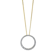 Collier    aus 750/-18 Karat Gelbgold mit 36 Diamanten 0