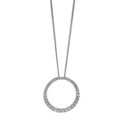 Collier    aus 750/-18 Karat Weißgold mit 36 Diamanten 0