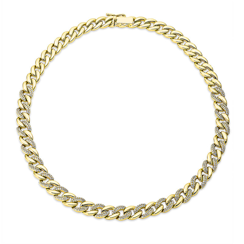 Collier    aus 750/-18 Karat Gelbgold mit 532 Diamanten 3
