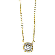 Collier    aus 750/-18 Karat Gelbgold mit 17 Diamanten 0