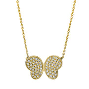 Collier    aus 750/-18 Karat Gelbgold mit 65 Diamanten 0