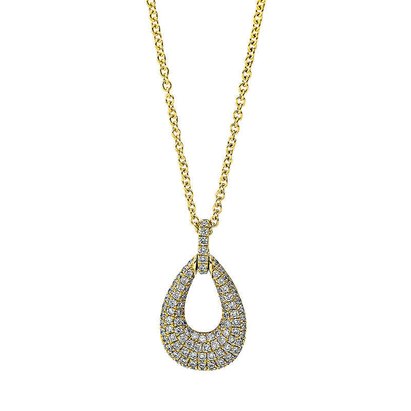 Collier    aus 750/-18 Karat Gelbgold mit 101 Diamanten 0