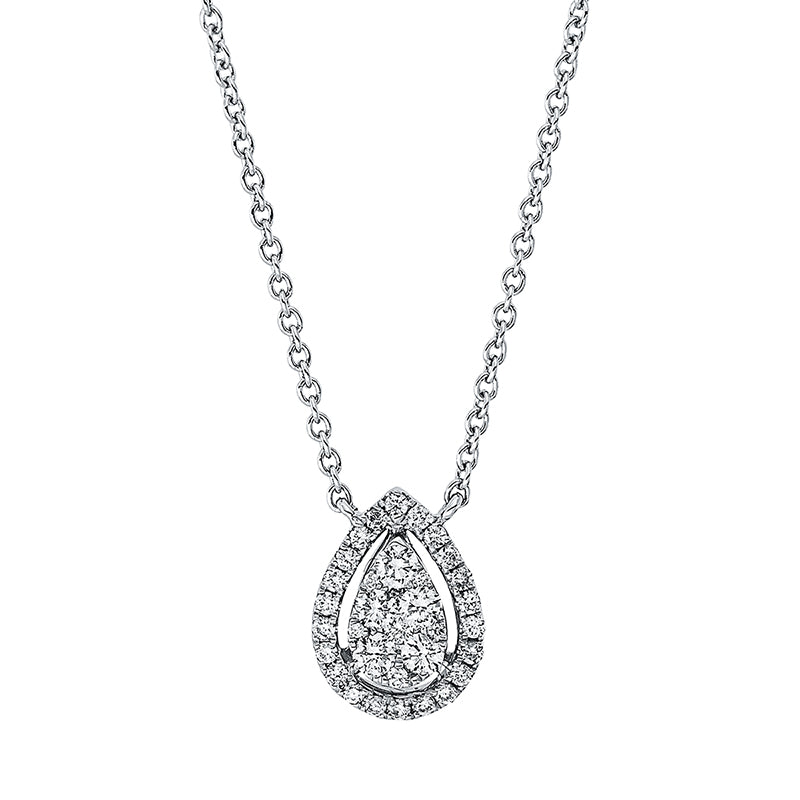 Collier aus Gold mit Diamanten, mit ZÖ 40 cm - 4K252