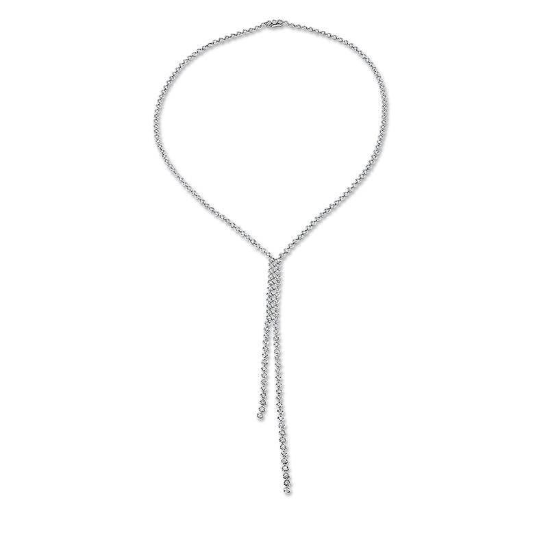 Collier    aus 750/-18 Karat Weißgold mit 181 Diamanten 3