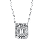 Collier    aus 750/-18 Karat Weißgold mit 29 Diamanten 0