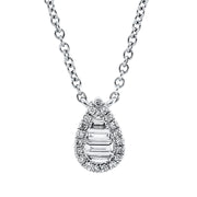Collier aus Gold mit Diamanten, -Symbol, mit ZÖ 38cm,40,6cm,43,2cm - 4K890