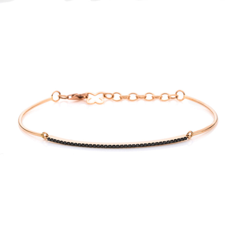 Armband    aus 585/-14 Karat Rotgold mit 38 Diamanten 0