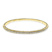 Armband    aus 750/-18 Karat Gelbgold mit 87 Diamanten 2