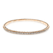 Armband    aus 750/-18 Karat Rotgold mit 87 Diamanten 2