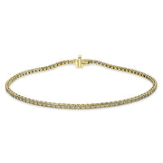 Armband    aus 750/-18 Karat Gelbgold mit 92 Diamanten 0