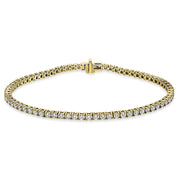 Armband    aus 585/-14 Karat Gelbgold mit 71 Diamanten 3 ct