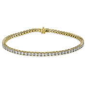 Armband    aus 750/-18 Karat Gelbgold mit 69 Diamanten 4