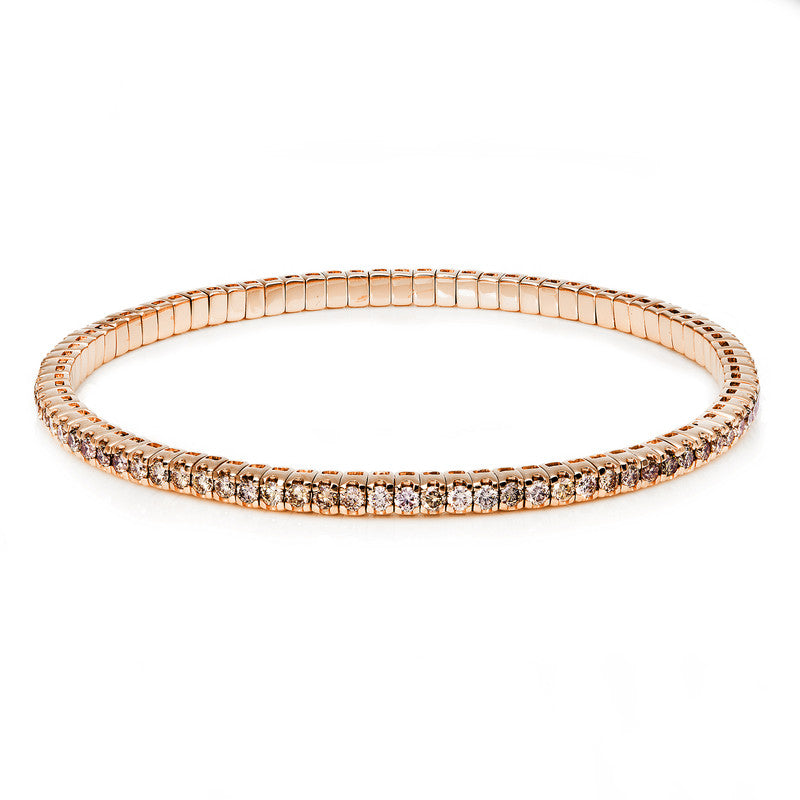 Armband    aus 750/-18 Karat Rotgold mit 89 Diamanten 2