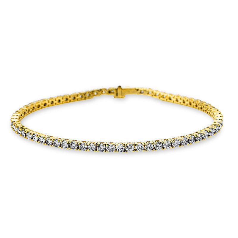 Armband - Tennisarmband aus Gold mit Diamanten - 5B263