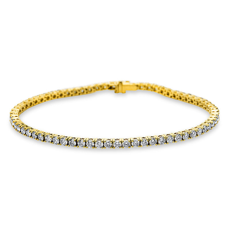 Armband - Tennisarmband aus Gold mit Diamanten - 5B646