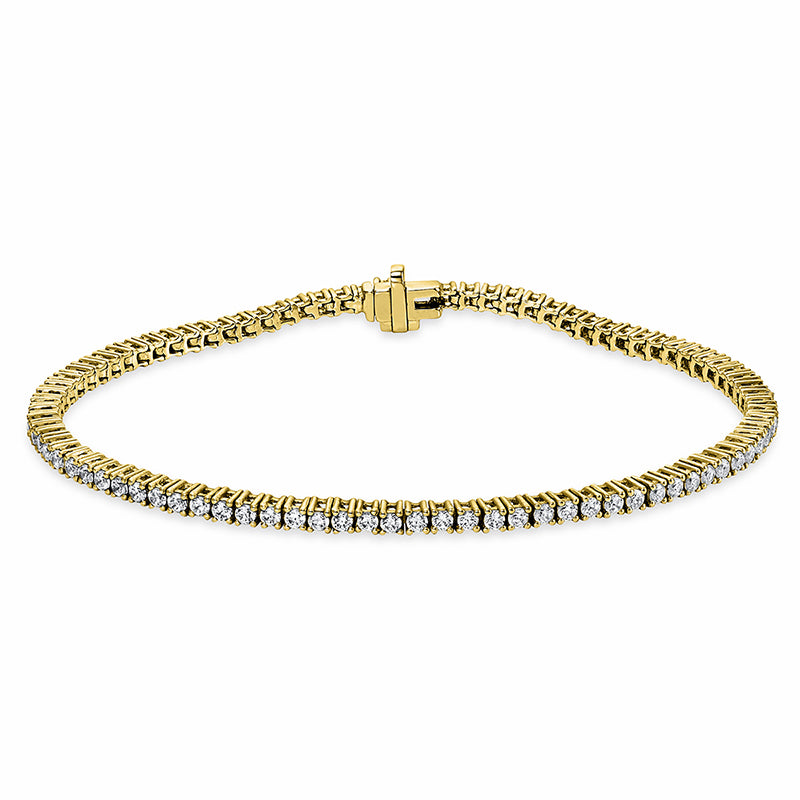 Armband    aus 585/-14 Karat Gelbgold mit 88 Diamanten 2