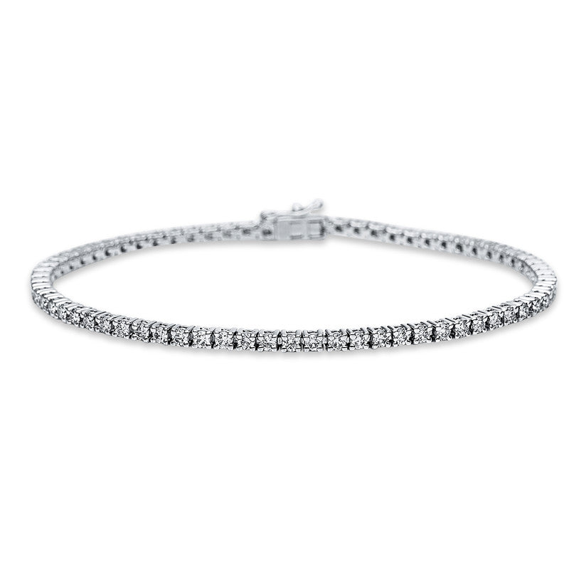 Armband    aus 750/-18 Karat Weißgold mit 69 Diamanten 2