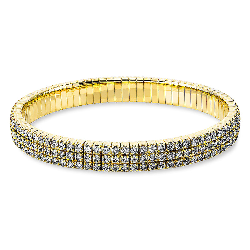 Armband    aus 750/-18 Karat Gelbgold mit 246 Diamanten 7