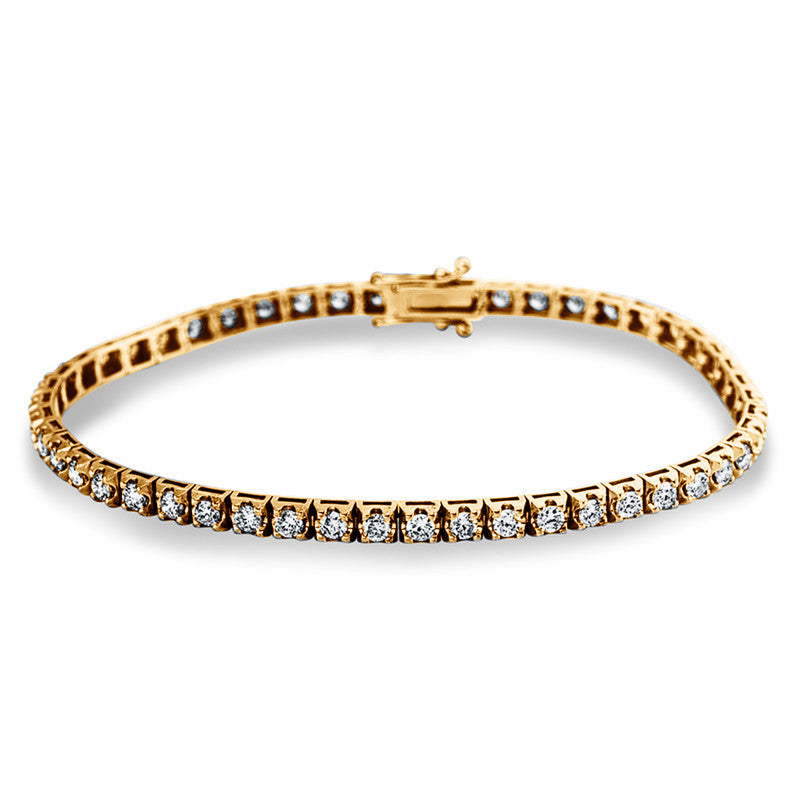 Armband    aus 750/-18 Karat Gelbgold mit 50 Diamanten 3