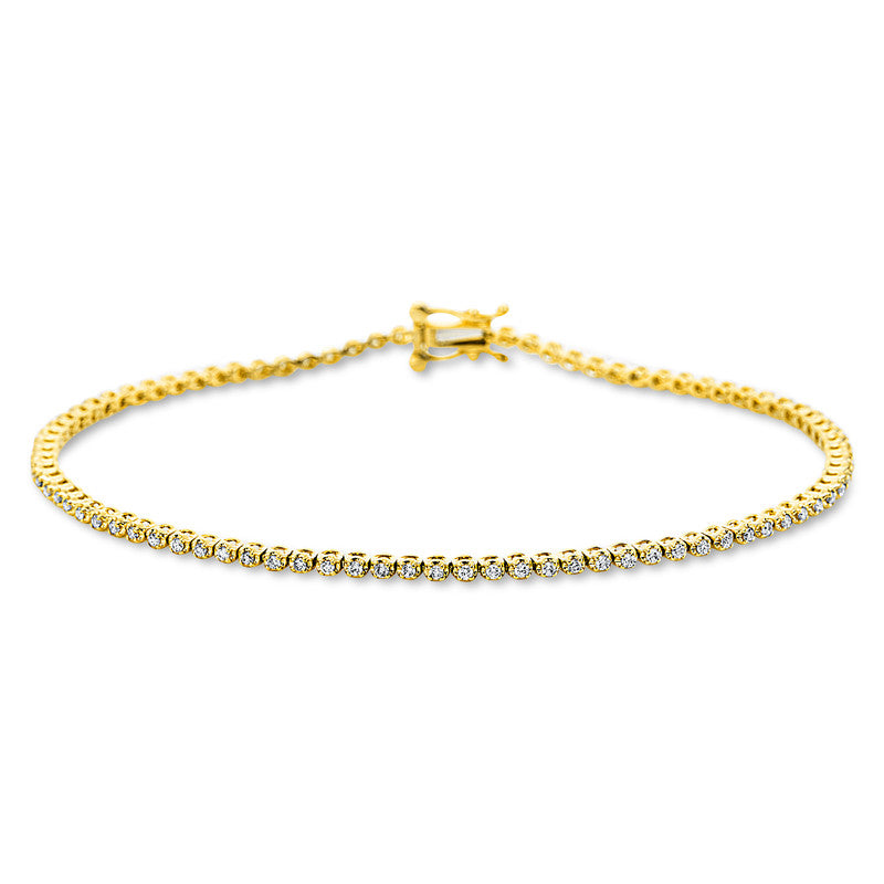 Armband - Tennisarmband aus Gold mit Diamanten - 5C183