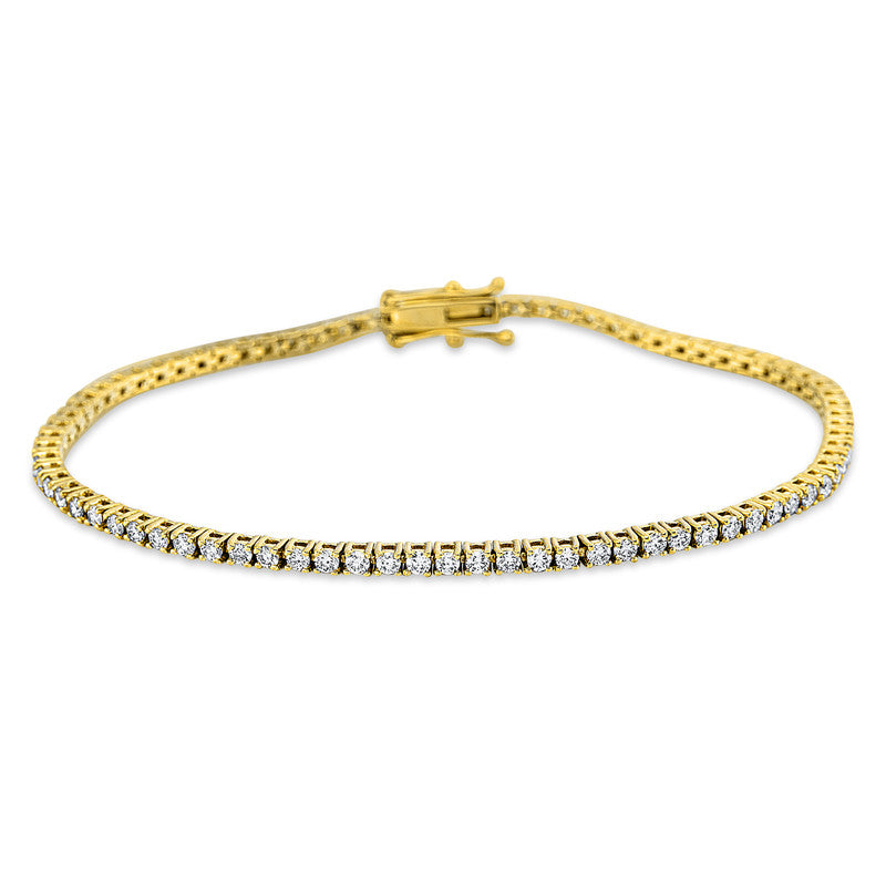 Armband    aus 750/-18 Karat Gelbgold mit 80 Diamanten 2