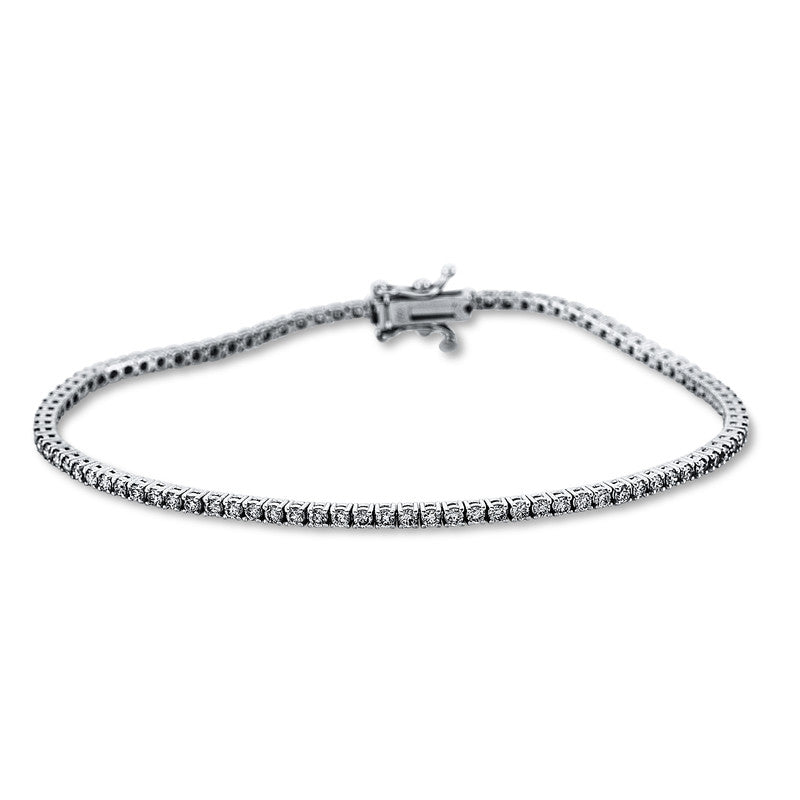 Armband    aus 750/-18 Karat Weißgold mit 93 Diamanten 1