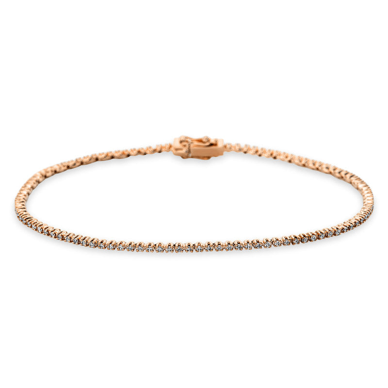 Armband    aus 750/-18 Karat Rotgold mit 108 Diamanten 0