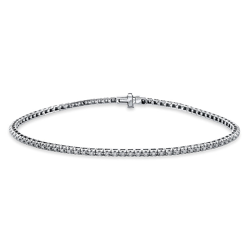 Armband    aus 585/-14 Karat Weißgold mit 87 Diamanten 0