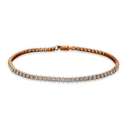 Armband    aus 750/-18 Karat Rotgold mit 93 Diamanten 1